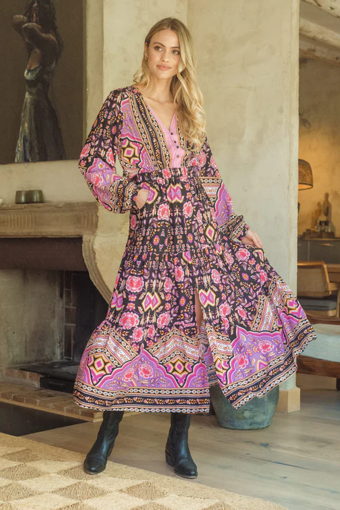 Cherry Blossom Chance – Maxi Haljina